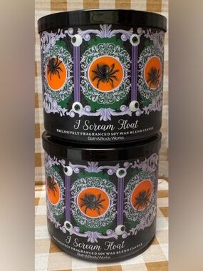 NEW B&BW (2) I Scream Float 3 wick Candles, limited edition fall 2025